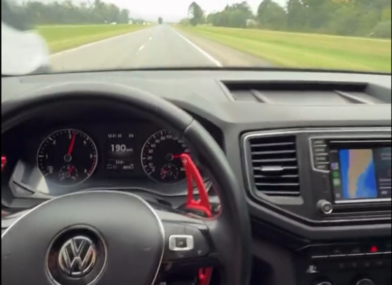 Manejó a casi 200 km/h, se filmó y lo subió a redes: será inhabilitado