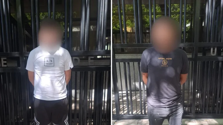 Detuvieron a dos hombres por amenazar con armas de fuego a clientes en un bar de Monserrat