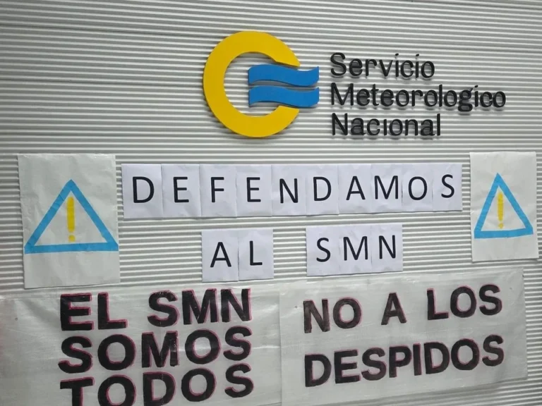 ATE denuncia como «falsos» los argumentos de Sturzenegger por los 140 despidos en el SMN