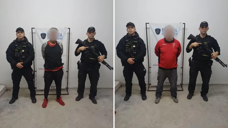 Detuvieron a dos delincuentes por robos: uno tiene 16 antecedentes y tres condenas