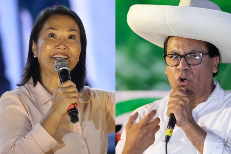 Elecciones en Perú: el empate técnico entre Sánchez y Fujimori podría durar hasta el 15 de julio